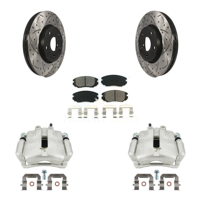 Transit Auto KCD-100146S Disc Brake Kit for 2011-2017 Chevrolet Malibu Limited, Buick LaCrosse, Buick Regal - Front product image