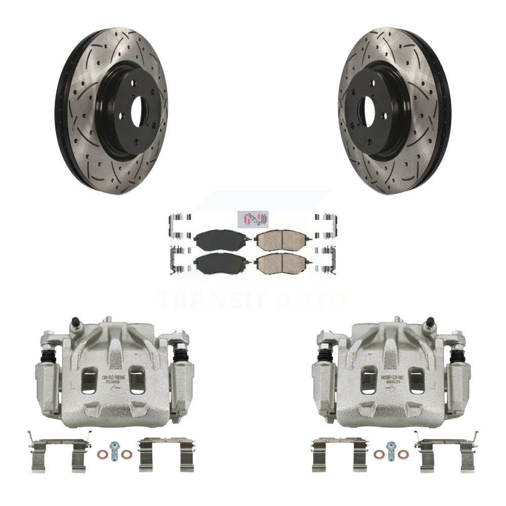 Transit Auto KCD-100147N Disc Brake Kit for 2006-2021 Subaru WRX, Subaru Legacy, Subaru Outback & more - Front product image