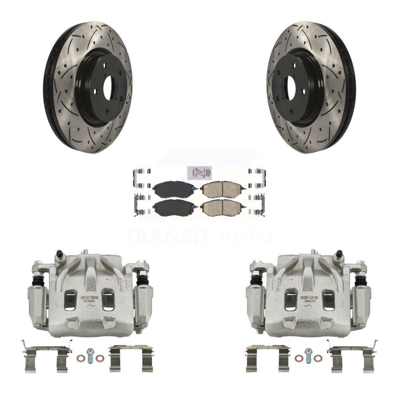 Transit Auto KCD-100147N Disc Brake Kit for 2006-2021 Subaru WRX, Subaru Legacy, Subaru Outback & more - Front product image
