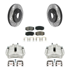 Transit Auto KCD-100147S Disc Brake Kit for 2011-2017 Chevrolet Malibu Limited, Chevrolet Malibu, Buick LaCrosse & more - Front product image