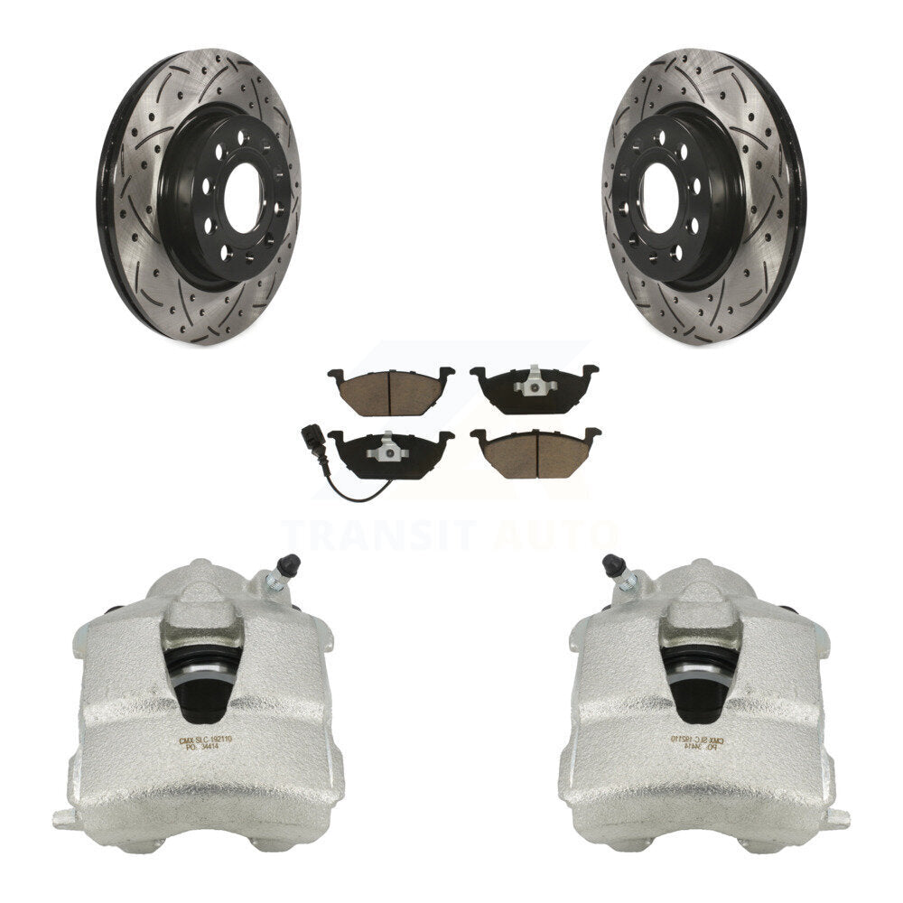 Transit Auto KCD-100148C Disc Brake Kit for 2011-2015 Volkswagen Jetta - Front product image