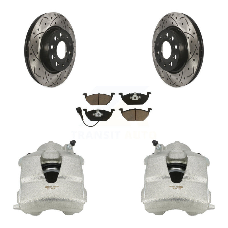 Transit Auto KCD-100148C Disc Brake Kit for 2011-2015 Volkswagen Jetta - Front product image