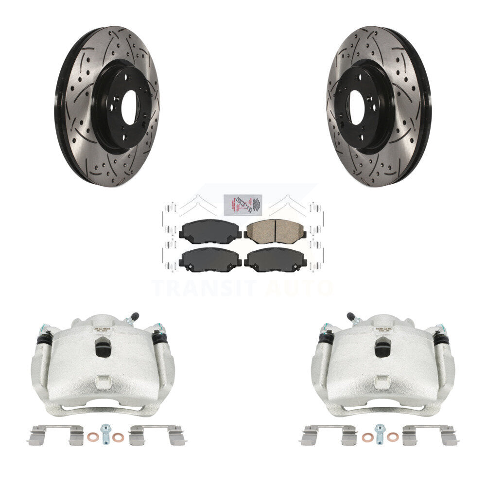 Transit Auto KCD-100148N Disc Brake Kit for 2012-2015 Acura ILX, Honda Civic - Front product image