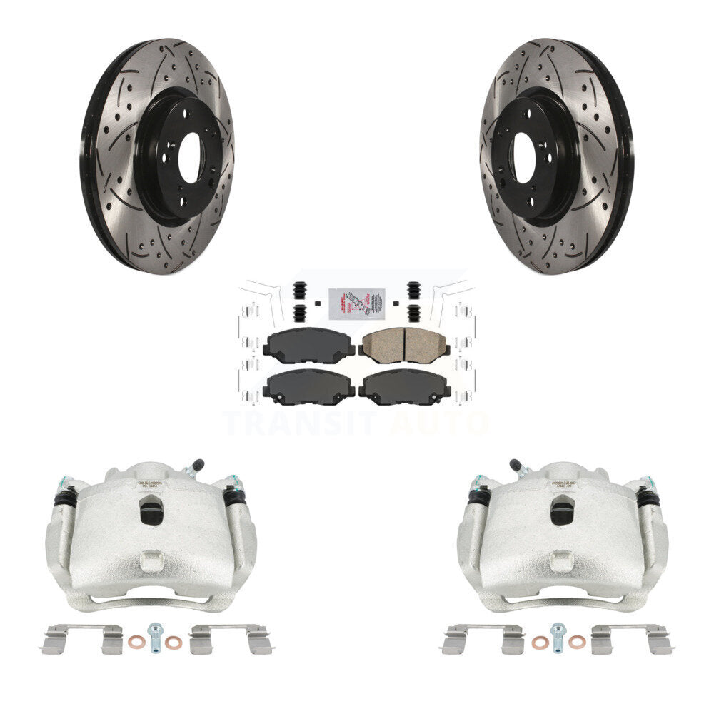 Transit Auto KCD-100149N Disc Brake Kit for 2012-2015 Acura ILX, Honda Civic - Front product image