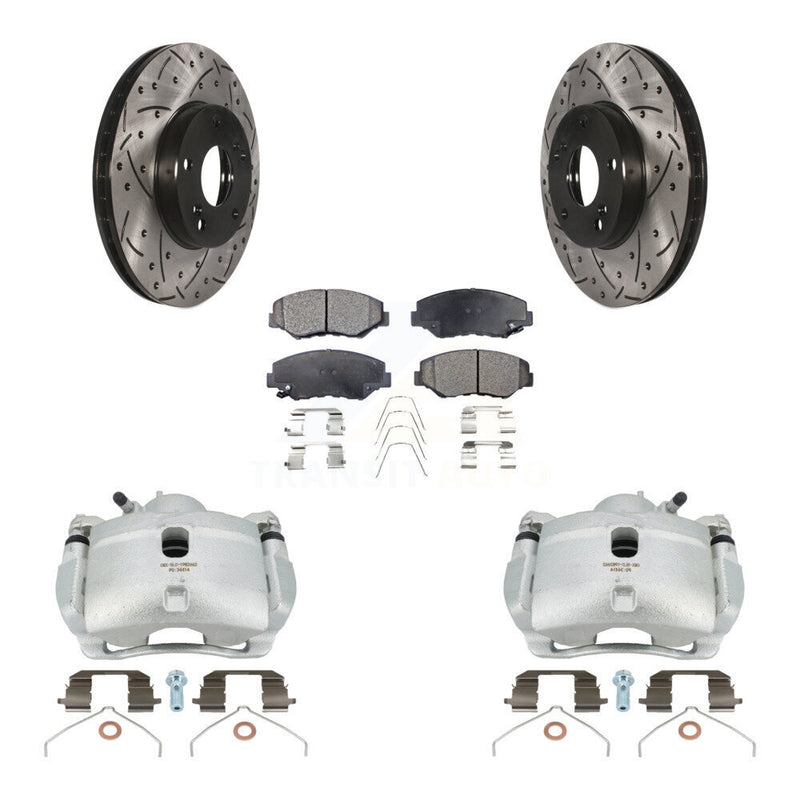 Transit Auto KCD-100150P Disc Brake Kit for 2003-2011 Honda Element - Front product image