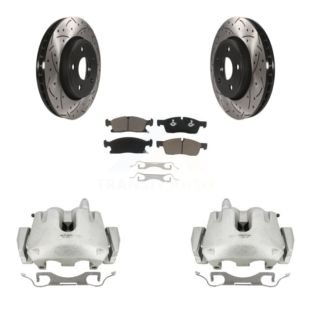 Transit Auto KCD-100151C Disc Brake Kit for 2011-2023 Dodge Durango, Jeep Grand Cherokee - Front product image