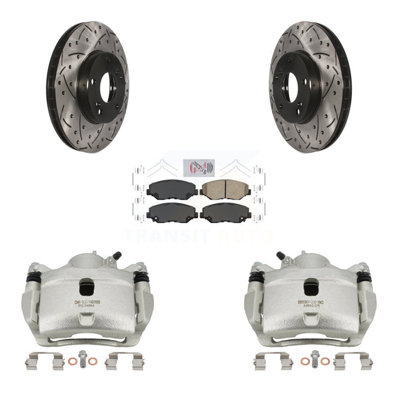 Transit Auto KCD-100151N Disc Brake Kit for 2013-2016 Honda CR-Z, Honda Civic - Front product image