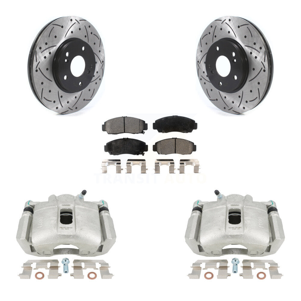Transit Auto KCD-100151T Disc Brake Kit for 1999-2010 Honda Accord, Acura TL, Acura TSX & more - Front product image