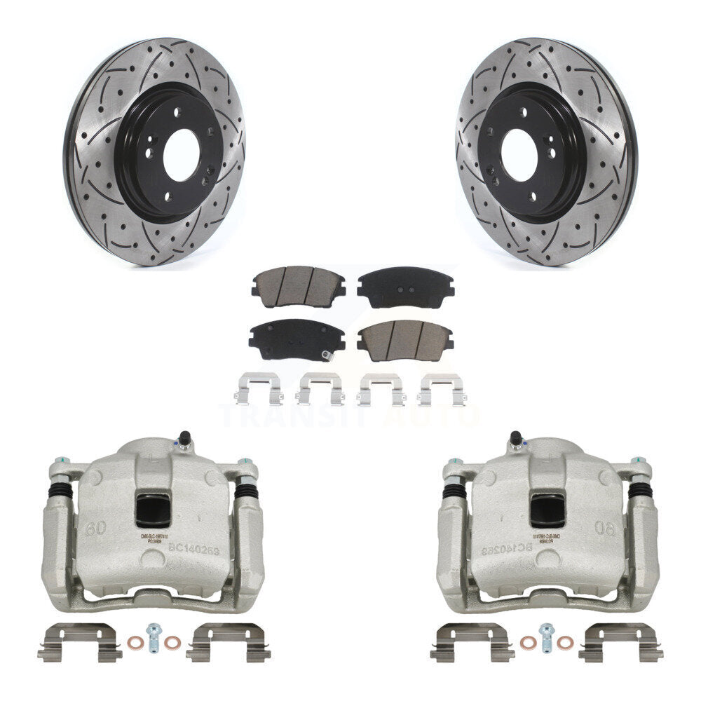 Transit Auto KCD-100152C Disc Brake Kit for 2016-2021 Hyundai Tucson, Kia Sportage - Front product image