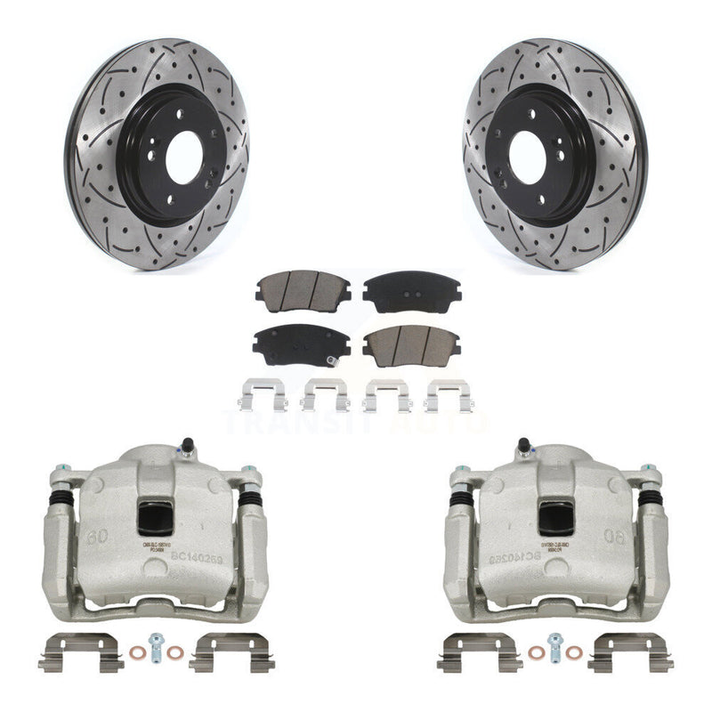 Transit Auto KCD-100152C Disc Brake Kit for 2016-2021 Hyundai Tucson, Kia Sportage - Front product image