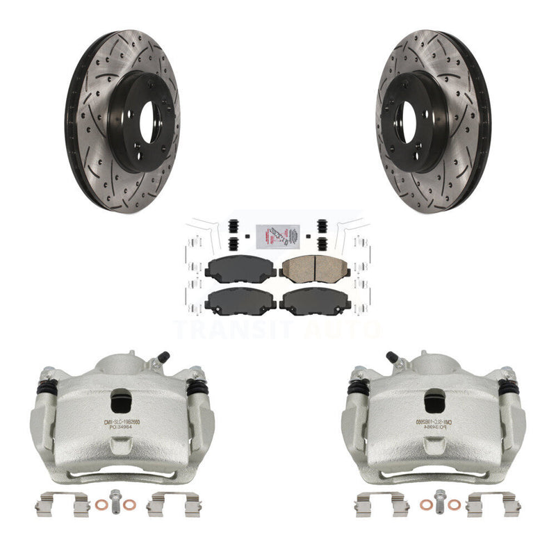 Transit Auto KCD-100152N Disc Brake Kit for 2013-2016 Honda CR-Z, Honda Civic - Front product image
