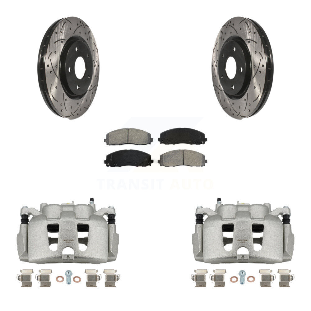 Transit Auto KCD-100152S Disc Brake Kit for 2014-2020 Dodge Journey - Front product image
