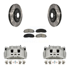 Transit Auto KCD-100153S Disc Brake Kit for 2017-2024 Chrysler Grand Caravan, Chrysler Pacifica, Chrysler Voyager & more - Front product image