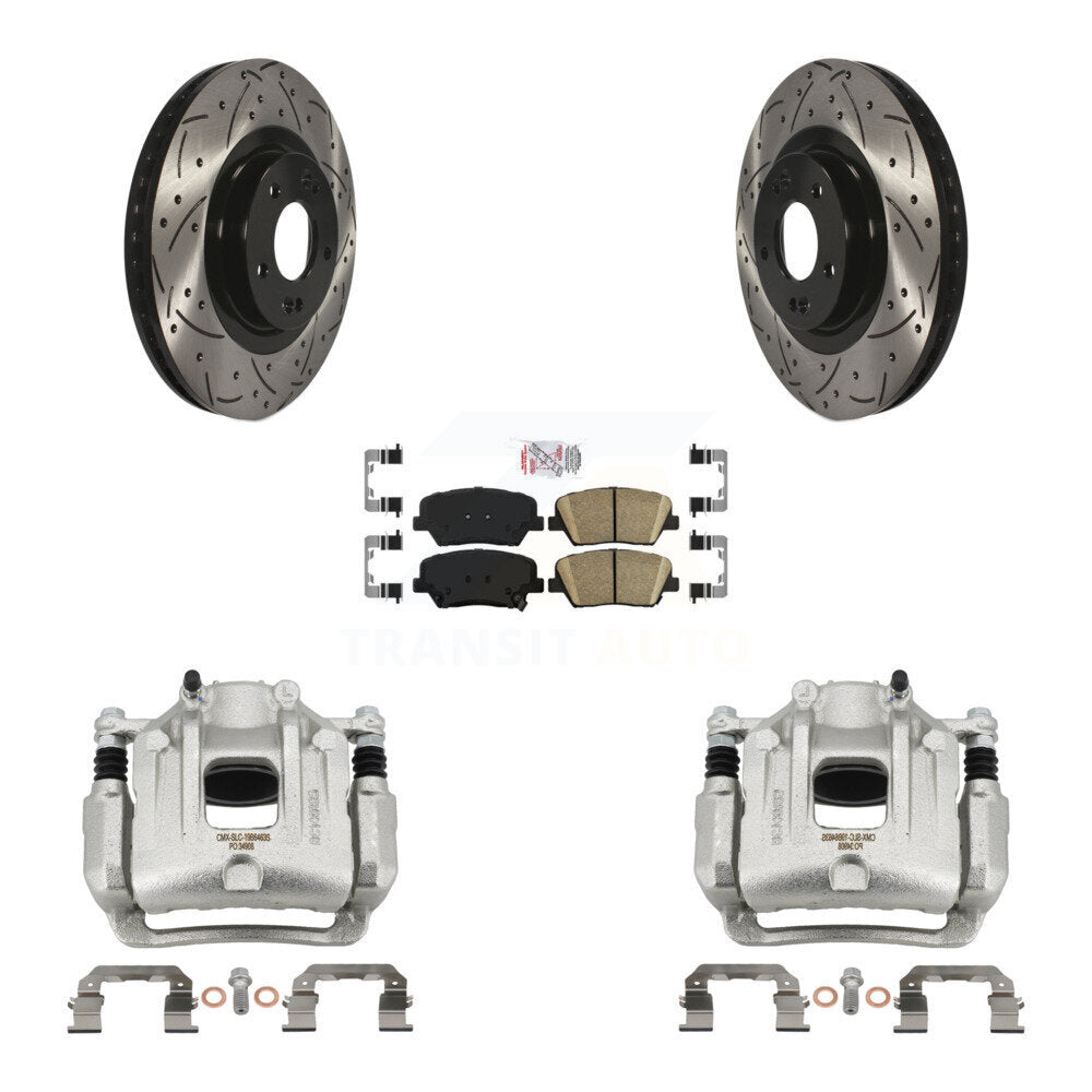 Transit Auto KCD-100155N Disc Brake Kit for 2013-2016 Kia Sorento, Hyundai Santa Fe Sport - Front product image