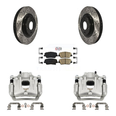 Transit Auto KCD-100155N Disc Brake Kit for 2013-2016 Kia Sorento, Hyundai Santa Fe Sport - Front product image