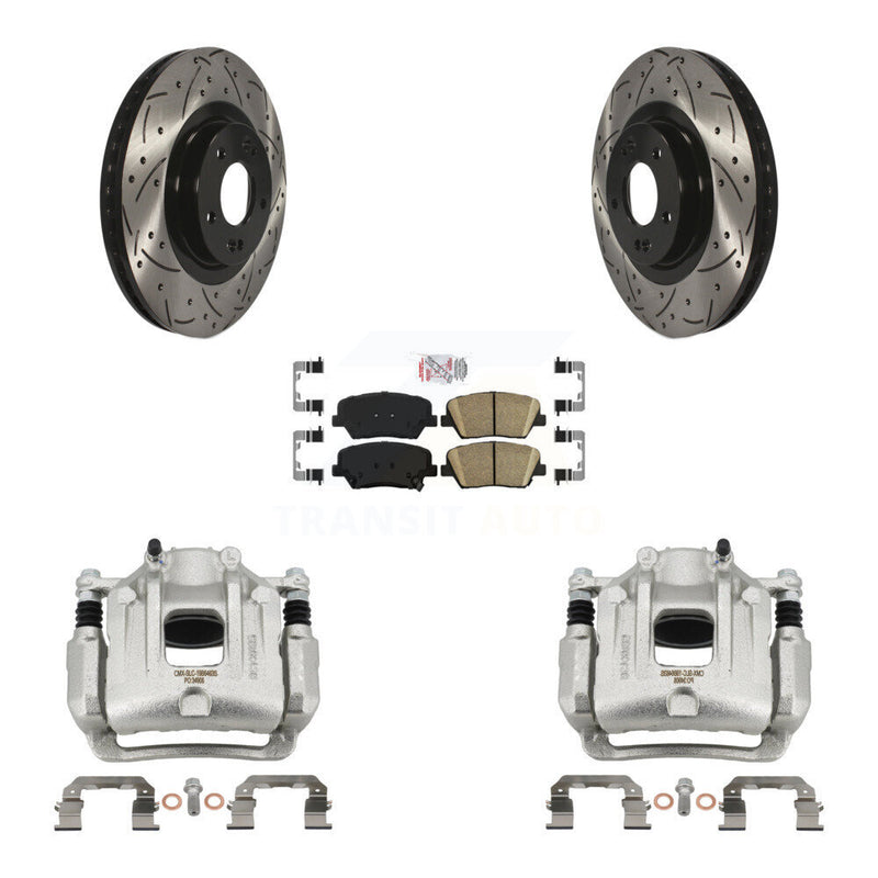 Transit Auto KCD-100155N Disc Brake Kit for 2013-2016 Kia Sorento, Hyundai Santa Fe Sport - Front product image