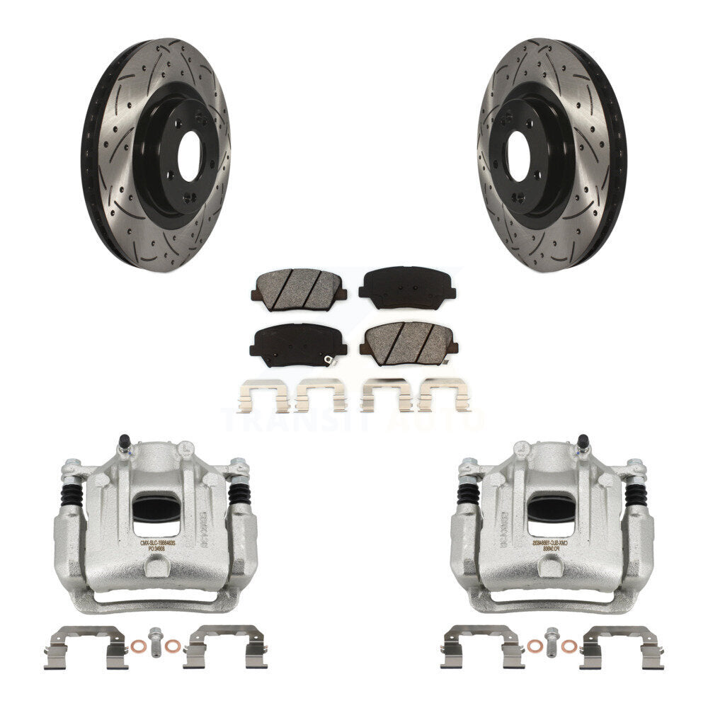 Transit Auto KCD-100155S Disc Brake Kit for 2013-2016 Kia Sorento, Hyundai Santa Fe Sport - Front product image