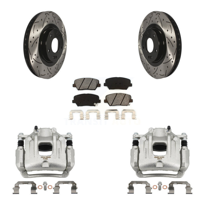 Transit Auto KCD-100155S Disc Brake Kit for 2013-2016 Kia Sorento, Hyundai Santa Fe Sport - Front product image
