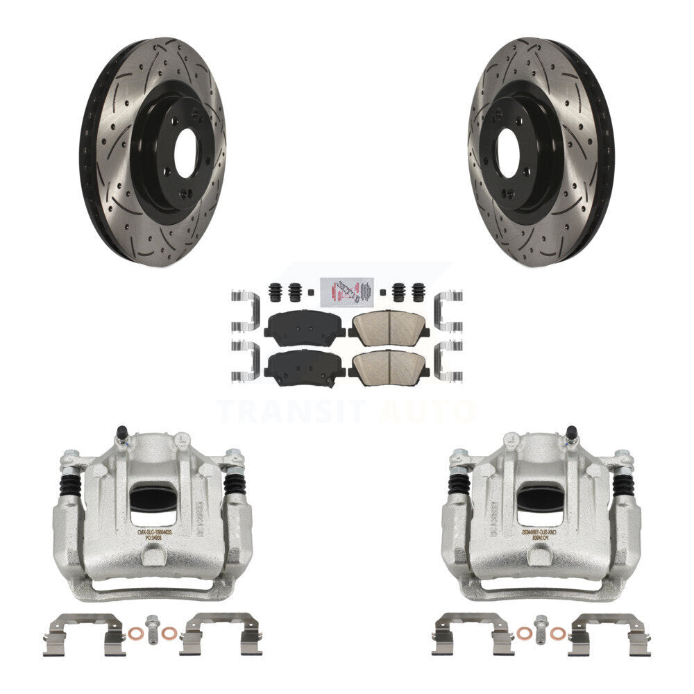 Transit Auto KCD-100156N Disc Brake Kit for 2013-2016 Kia Sorento, Hyundai Santa Fe Sport - Front product image