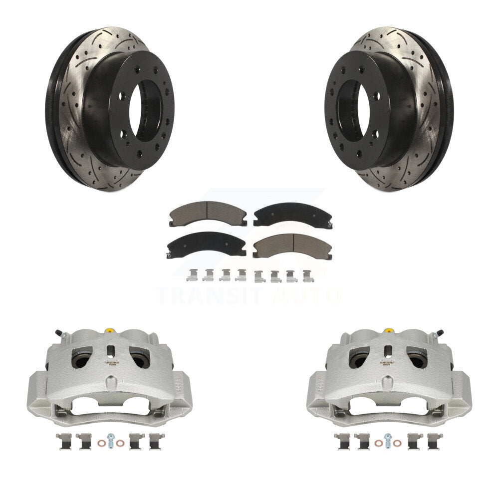 Transit Auto KCD-100157C Disc Brake Kit for 2011-2019 Chevrolet Suburban 3500 HD, Chevrolet Silverado 2500 HD, Chevrolet Silverado 3500 HD & more - Front product image