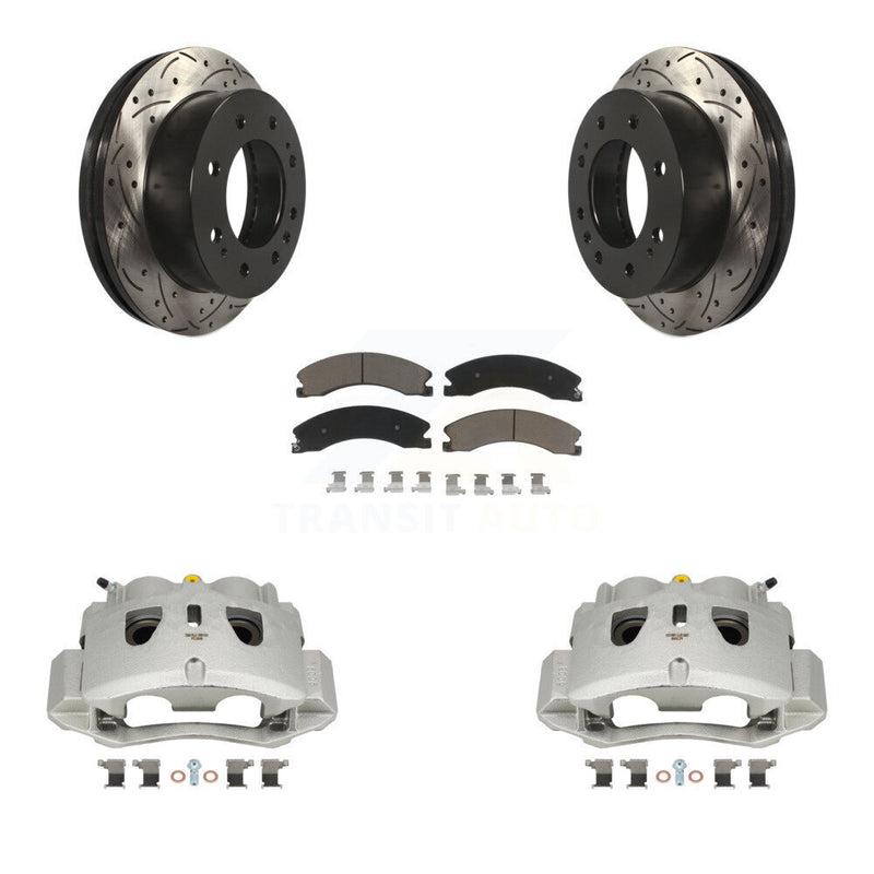 Transit Auto KCD-100157C Disc Brake Kit for 2011-2019 Chevrolet Suburban 3500 HD, Chevrolet Silverado 2500 HD, Chevrolet Silverado 3500 HD & more - Front product image