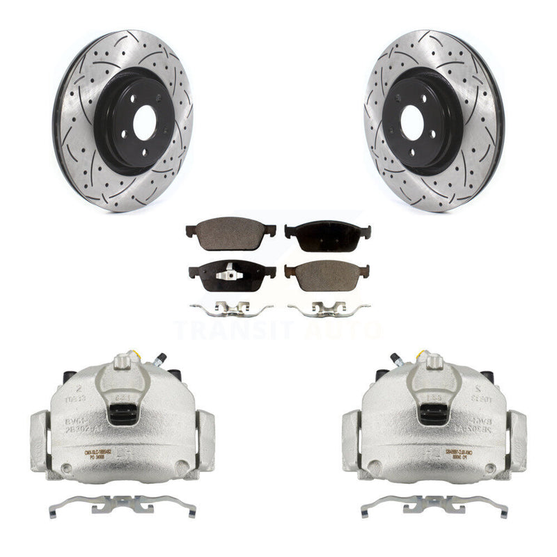 Transit Auto KCD-100157P Disc Brake Kit for 2017-2019 Lincoln MKC - Front product image