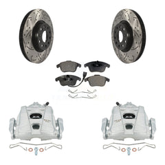 Transit Auto KCD-100157T Disc Brake Kit for 2009-2020 Volkswagen Tiguan Limited, Audi Q3, Audi Q3 Quattro & more - Front product image