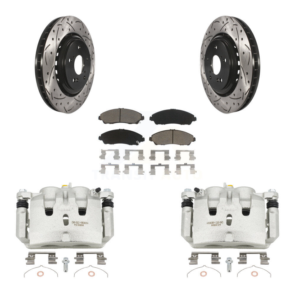 Transit Auto KCD-100158C Disc Brake Kit for 2014-2016 Acura MDX - Front product image