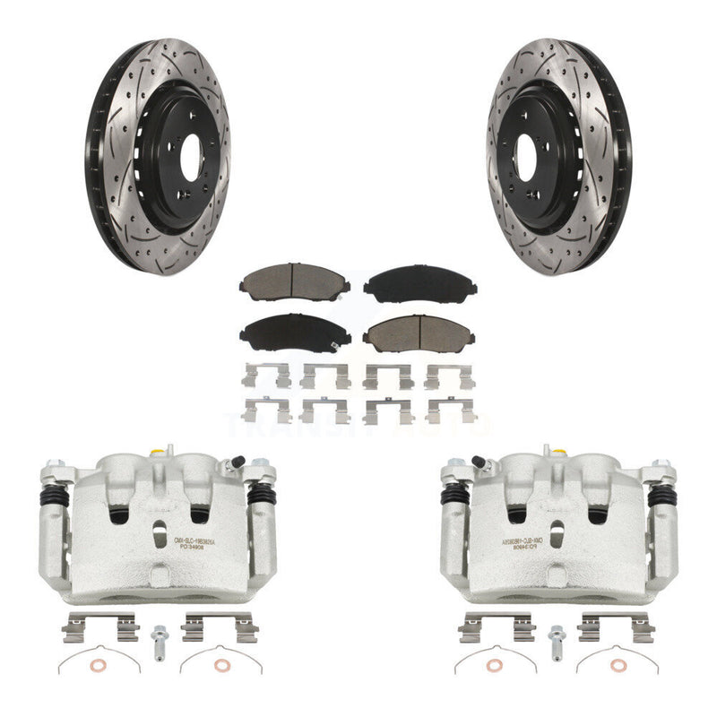 Transit Auto KCD-100158C Disc Brake Kit for 2014-2016 Acura MDX - Front product image