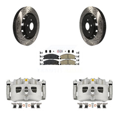 Transit Auto KCD-100158N Disc Brake Kit for 2013-2019 Ford Taurus, Ford Explorer, Ford Special Service Police Sedan & more - Front product image