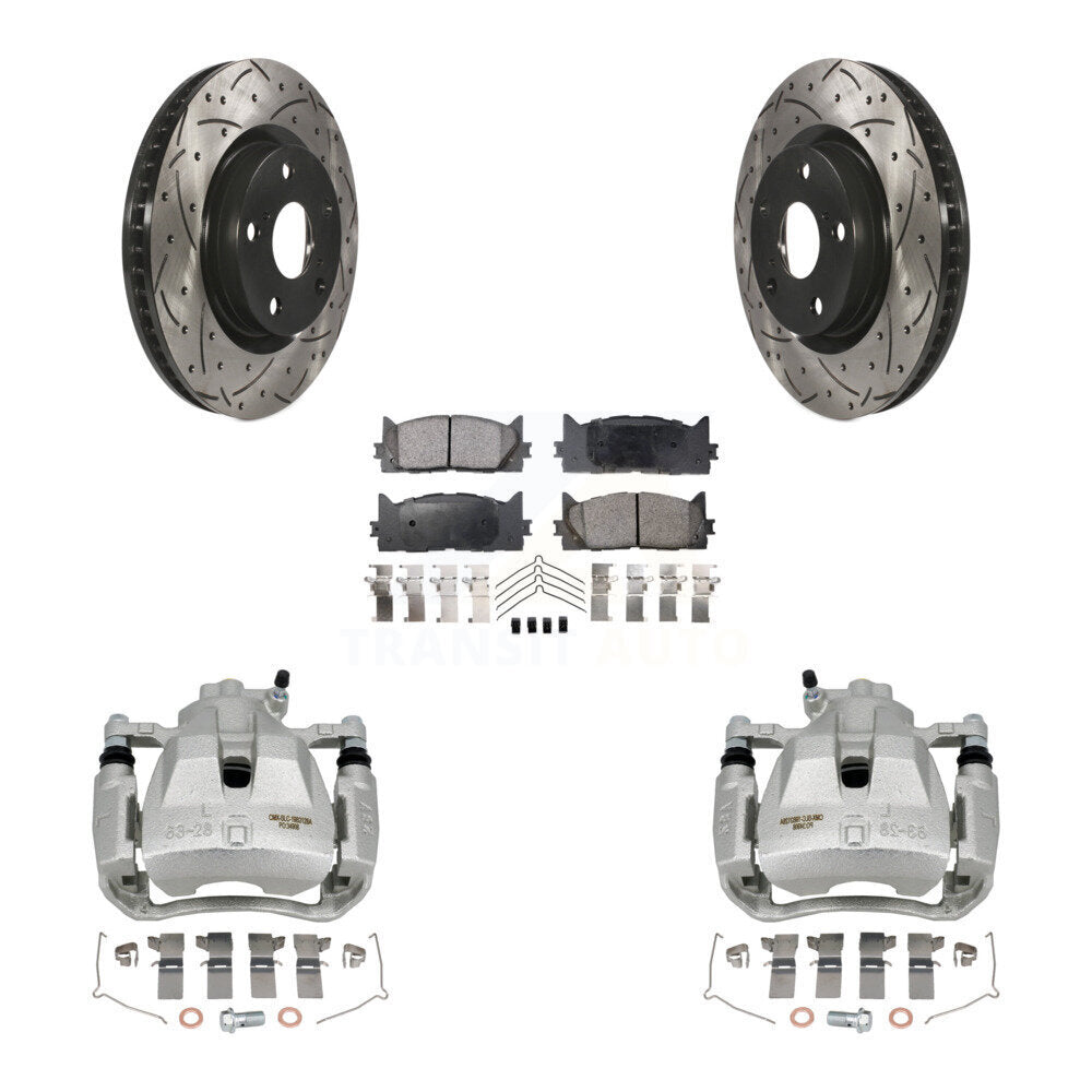 Transit Auto KCD-100158P Disc Brake Kit for 2007-2018 Lexus ES300h, Toyota Avalon, Toyota Camry & more - Front product image