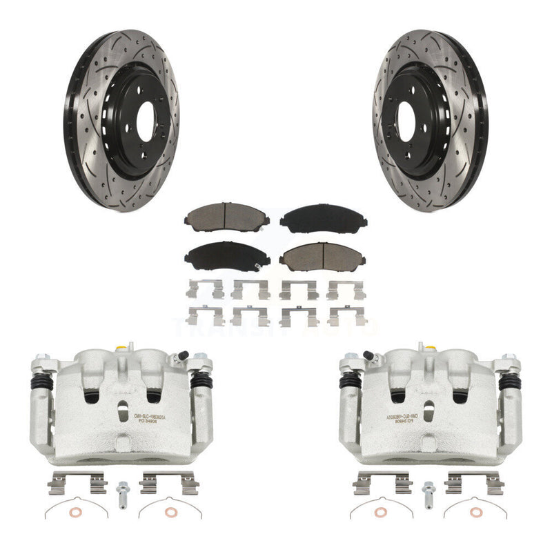 Transit Auto KCD-100159C Disc Brake Kit for 2016-2021 Acura MDX, Honda Ridgeline, Honda Pilot - Front product image