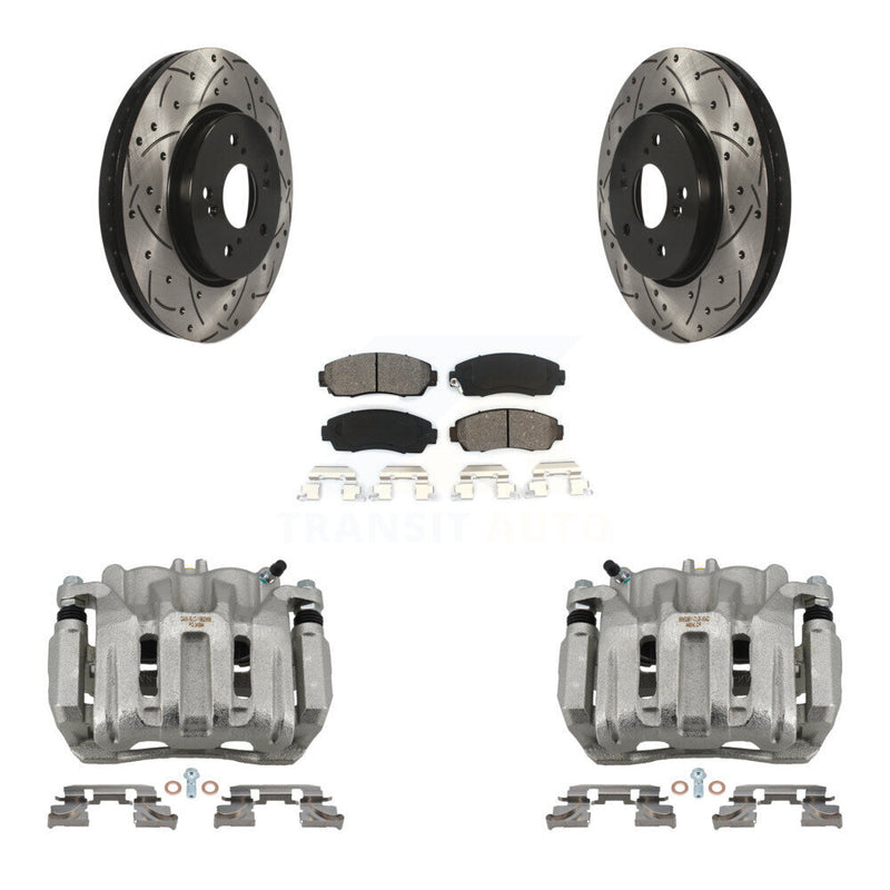Transit Auto KCD-100159S Disc Brake Kit for 2007-2012 Honda Crosstour, Honda Accord Crosstour, Acura RDX & more - Front product image
