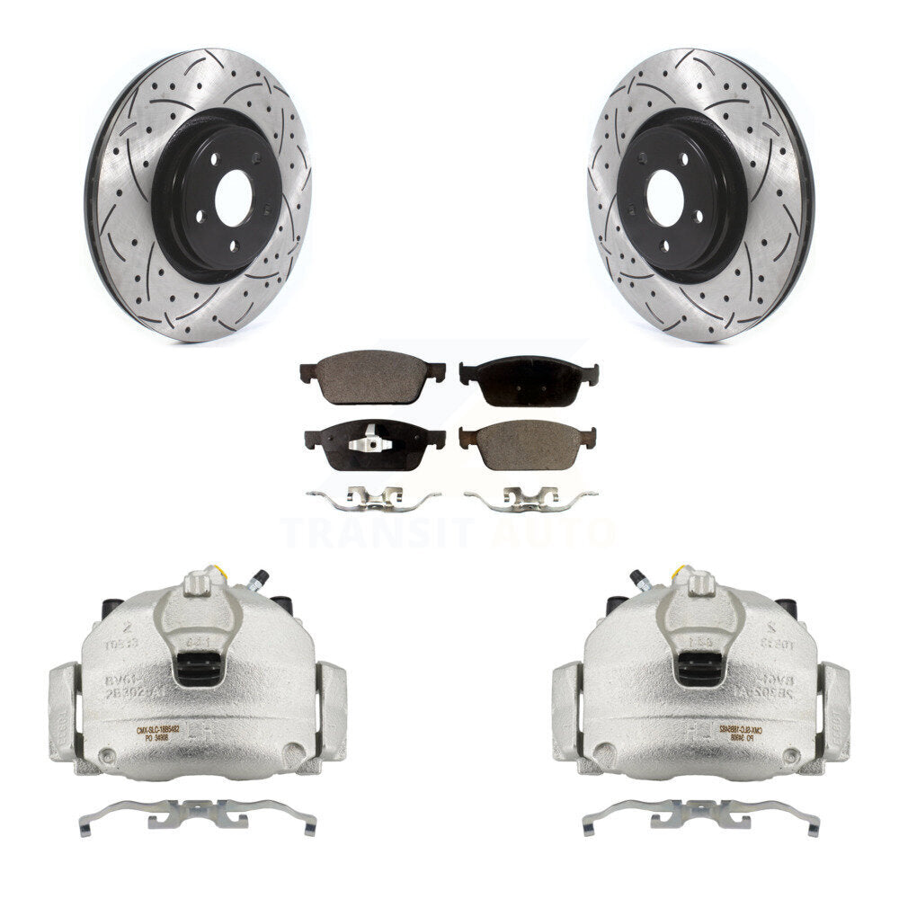 Transit Auto KCD-100159T Disc Brake Kit for 2017-2019 Lincoln MKC - Front product image
