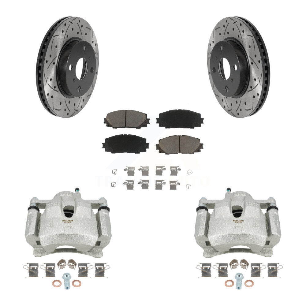Transit Auto KCD-100160C Disc Brake Kit for 2006-2018 Toyota Yaris - Front product image