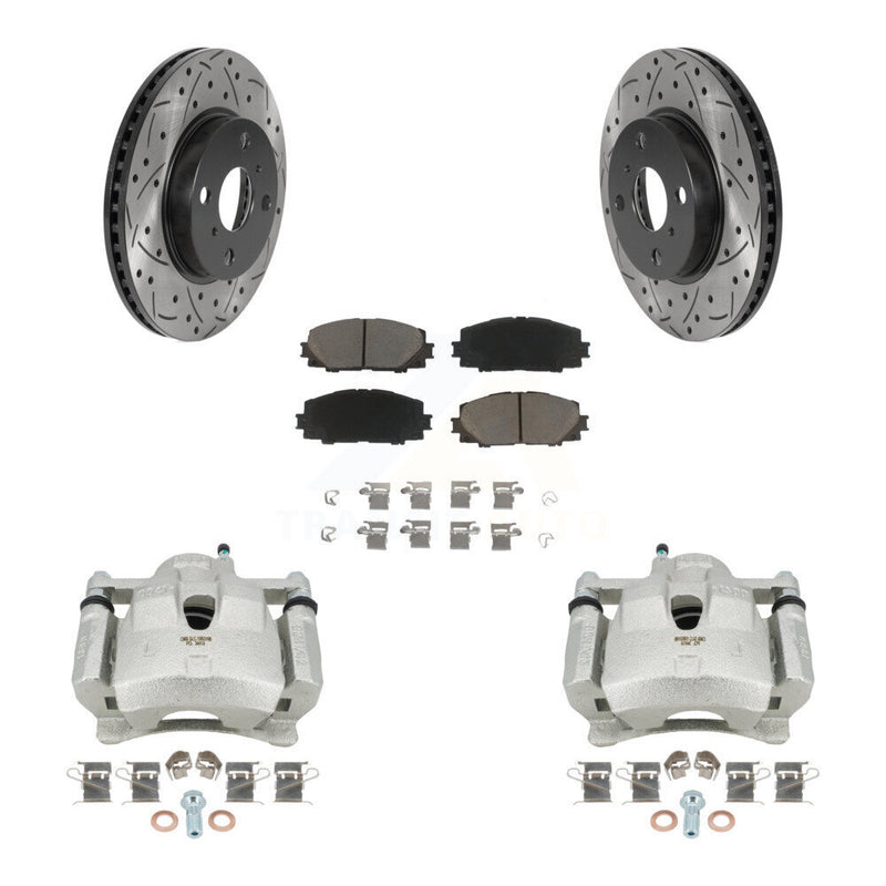 Transit Auto KCD-100160C Disc Brake Kit for 2006-2018 Toyota Yaris - Front product image