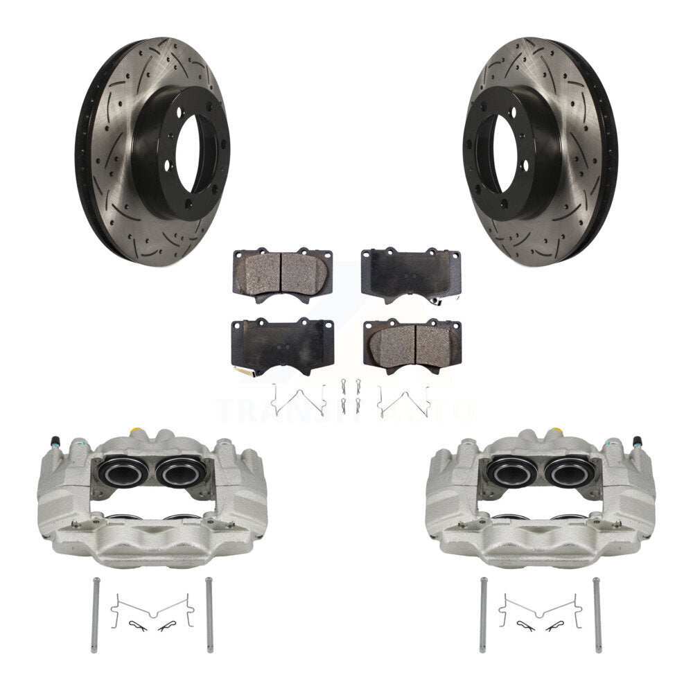 Transit Auto KCD-100161P Disc Brake Kit for 2007-2022 Toyota Tacoma, Toyota FJ Cruiser - Front product image