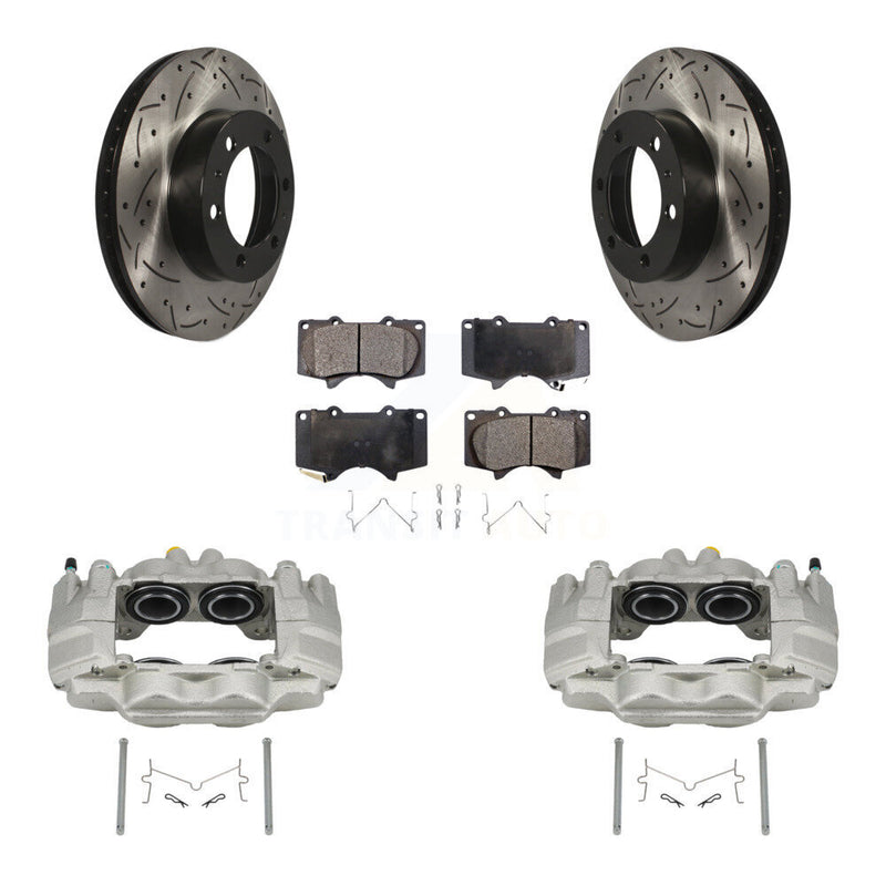 Transit Auto KCD-100161P Disc Brake Kit for 2007-2022 Toyota Tacoma, Toyota FJ Cruiser - Front product image