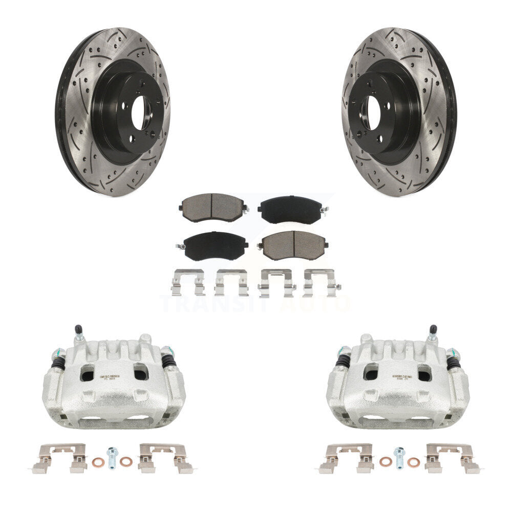 Transit Auto KCD-100162C Disc Brake Kit for 2011-2018 Subaru Crosstrek, Subaru Forester, Subaru Legacy & more - Front product image