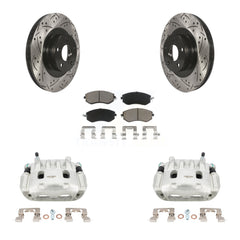 Transit Auto KCD-100162C Disc Brake Kit for 2011-2018 Subaru Crosstrek, Subaru Forester, Subaru Legacy & more - Front product image