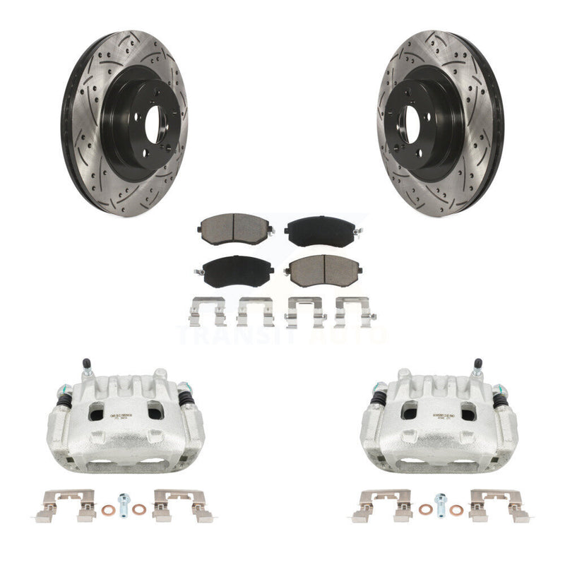 Transit Auto KCD-100162C Disc Brake Kit for 2011-2018 Subaru Crosstrek, Subaru Forester, Subaru Legacy & more - Front product image