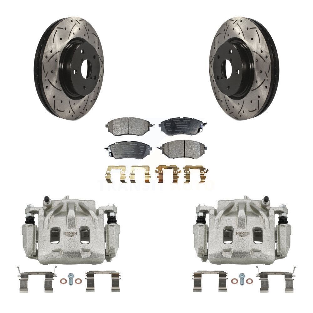 Transit Auto KCD-100162P Disc Brake Kit for 2006-2021 Subaru WRX, Subaru Legacy, Subaru Outback & more - Front product image