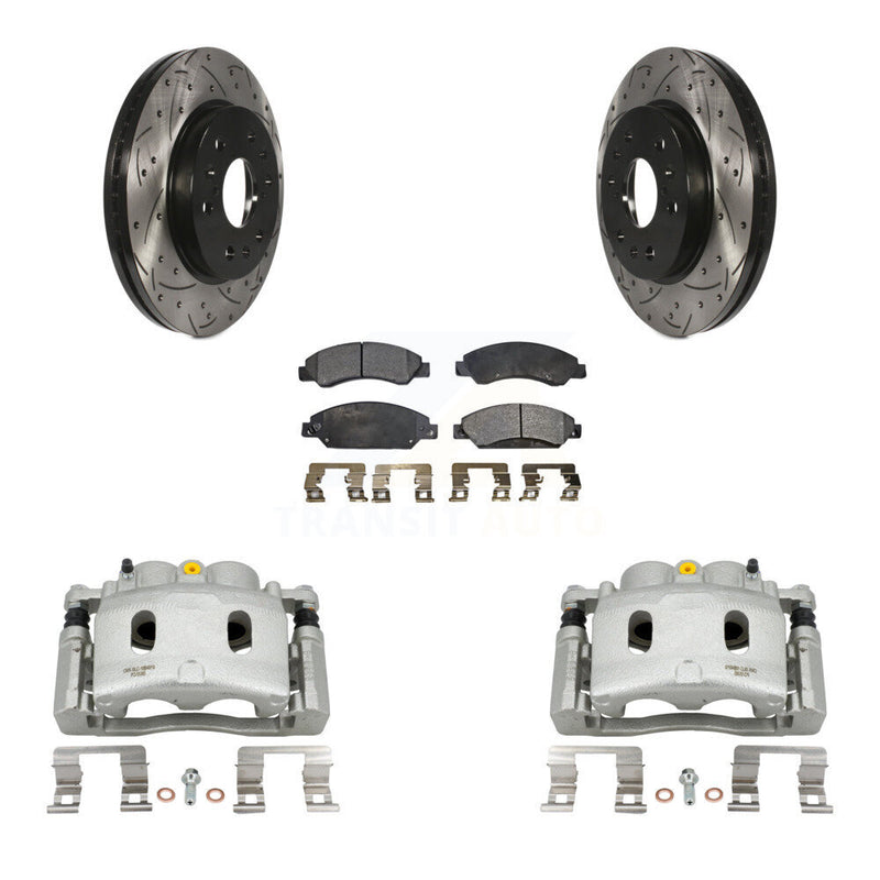 Transit Auto KCD-100163P Disc Brake Kit for 2007 Cadillac Escalade, Cadillac Escalade ESV, Cadillac Escalade EXT & more - Front product image
