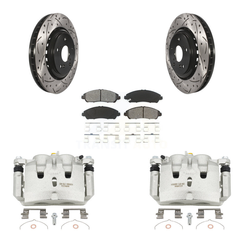 Transit Auto KCD-100163S Disc Brake Kit for 2014-2016 Acura MDX - Front product image