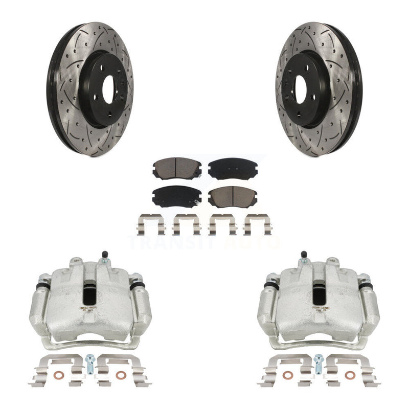 Transit Auto KCD-100165C Disc Brake Kit for 2010-2020 Chevrolet Equinox, Chevrolet Impala, Chevrolet Malibu & more - Front product image