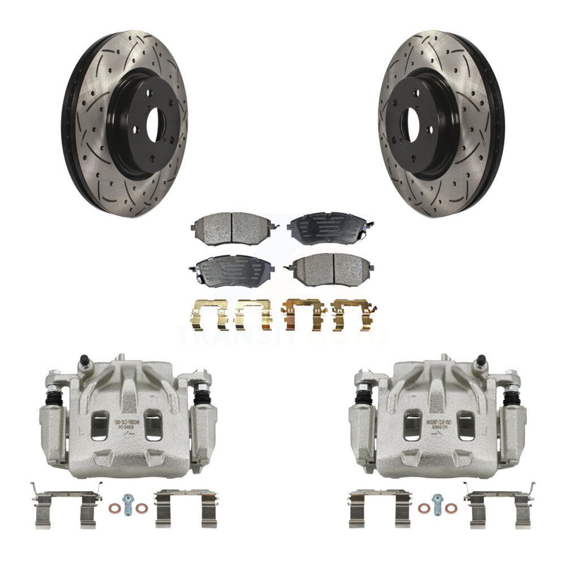 Transit Auto KCD-100165T Disc Brake Kit for 2006-2021 Subaru WRX, Subaru Legacy, Subaru Outback & more - Front product image