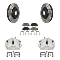 Transit Auto KCD-100166C Disc Brake Kit for 2011-2017 Chevrolet Malibu Limited, Buick LaCrosse, Buick Regal - Front product image