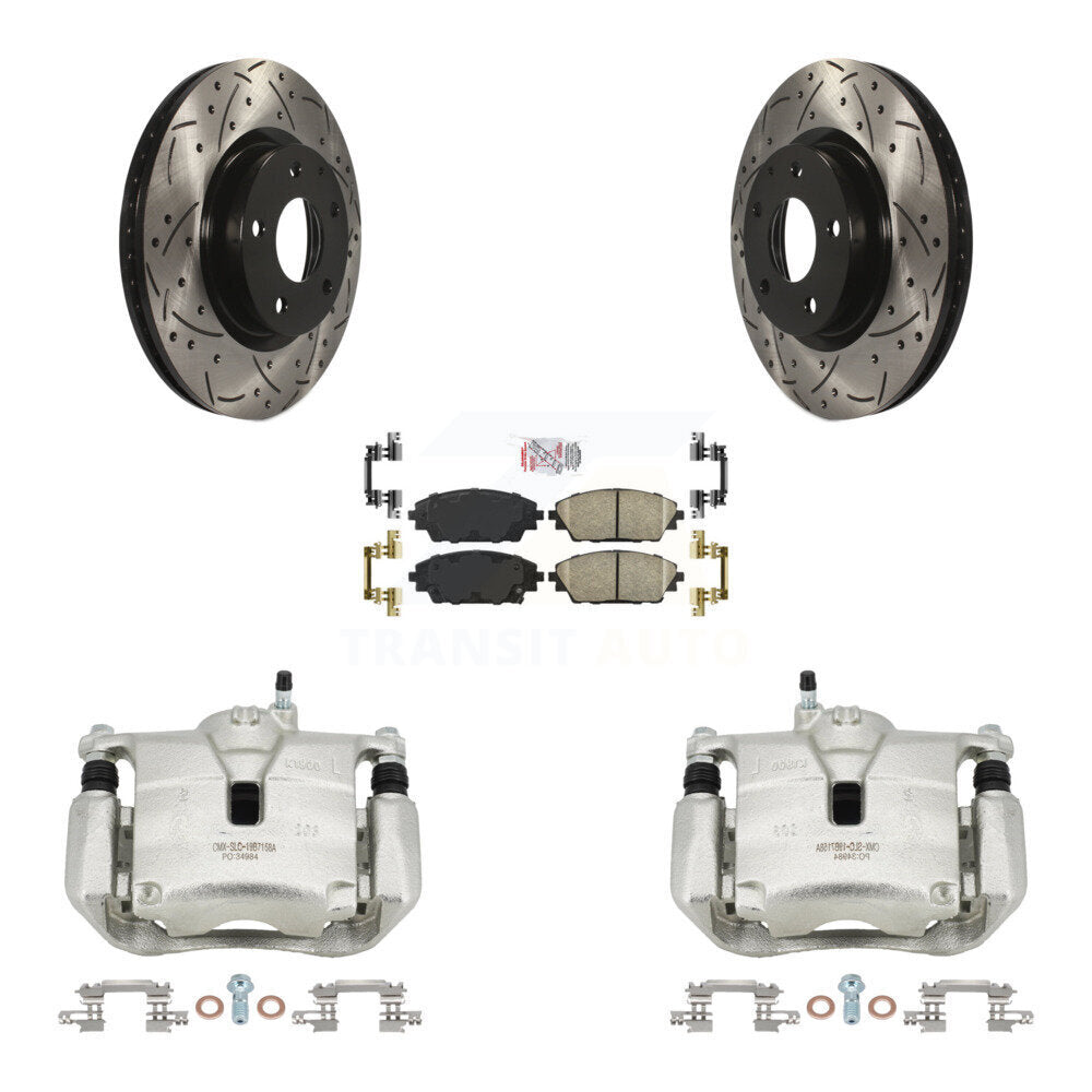 Transit Auto KCD-100166N Disc Brake Kit for 2016-2018 Mazda CX-3 - Front product image