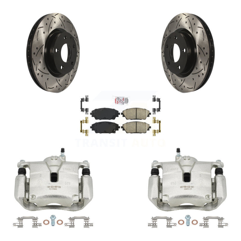Transit Auto KCD-100166N Disc Brake Kit for 2016-2018 Mazda CX-3 - Front product image