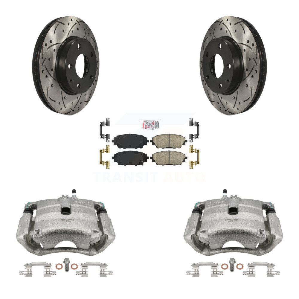 Transit Auto KCD-100167N Disc Brake Kit for 2016-2018 Mazda CX-3 - Front product image